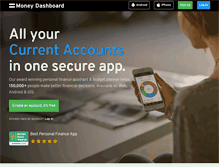 Tablet Screenshot of moneydashboard.com